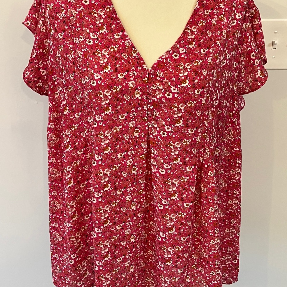 Floral pink Women's Top Cynthia Rowley